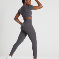 Power Seamless Leggings | Graphite
