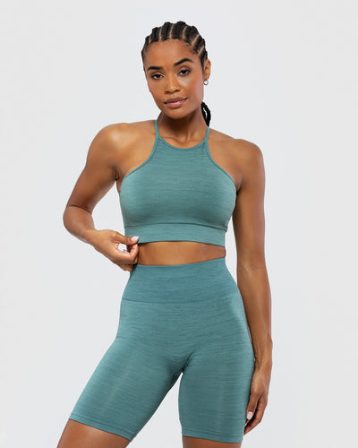 Define Seamless High Neck Bra | Sea Pine