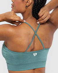 Define Seamless High Neck Bra | Sea Pine