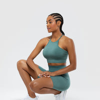 Define Seamless High Neck Bra | Sea Pine