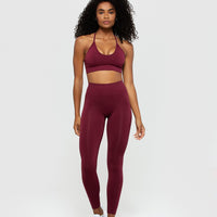 Define Scrunch Seamless Leggings | Dark Cherry