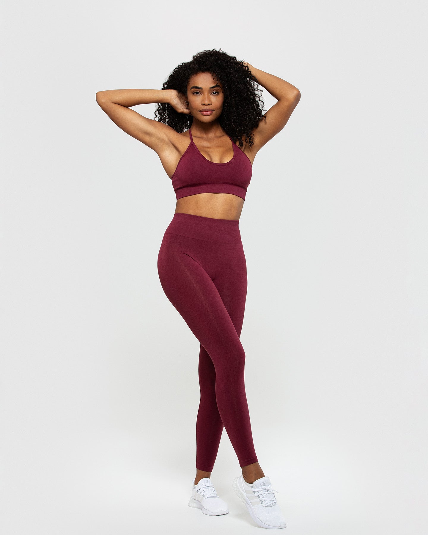Define Seamless Racer Back Bra | Dark Cherry