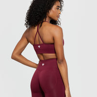 Define Seamless Racer Back Bra | Dark Cherry