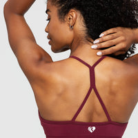 Define Seamless Racer Back Bra | Dark Cherry