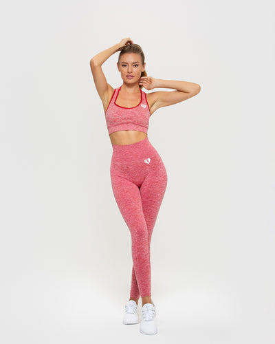 Seamless Sports Bra in Coral Pink – Viva Peach official