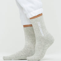 Crew Socks (1PK) | Grey Melange