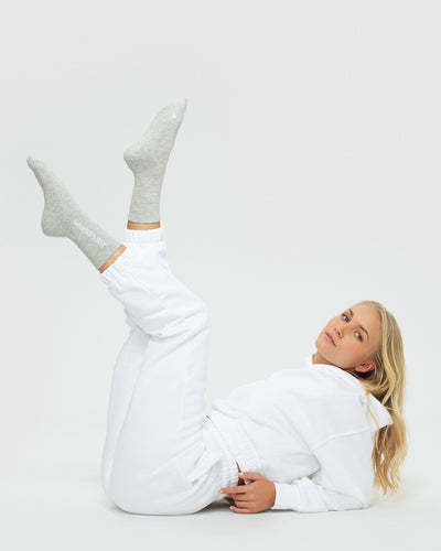 Crew Socks (1PK) | Grey Melange