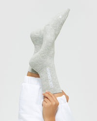 Crew Socks (1PK) | Grey Melange