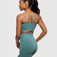 Power Seamless Sports Bra | Sea Pine