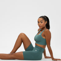 Power Seamless Cycling Shorts | Sea Pine