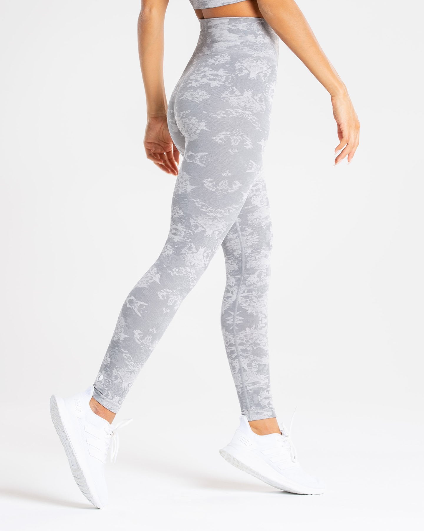 Camo Seamless Leggings Grey Womens Best Me 7022