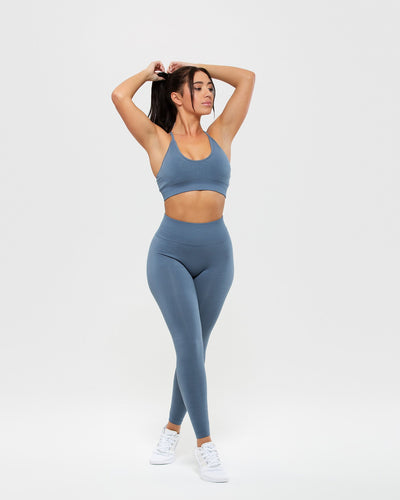 Define Scrunch Seamless Leggings | Smoke Blue