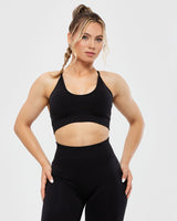 Define Seamless Racer Back Bra | Black