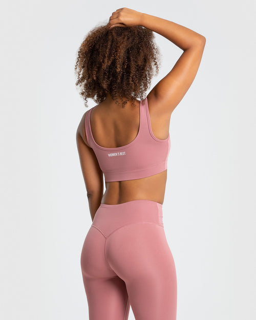Essential Sports Bra | Dusty Pink