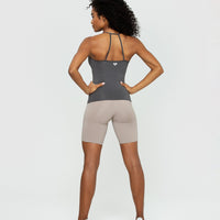 Essential Built-in Bra Tank | Graphite