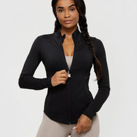 Essential Full Zip Jacket | Black