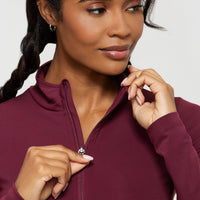Essential Full Zip Jacket | Dark Cherry
