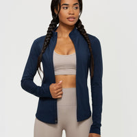 Essential Full Zip Jacket | Sapphire Blue