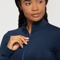 Essential Full Zip Jacket | Sapphire Blue