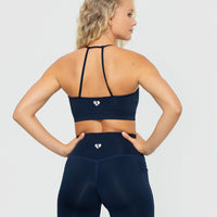 Essential Scoop-Neck Bralette | Sapphire Blue