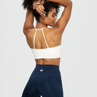 Essential Scoop-Neck Bralette | Off White