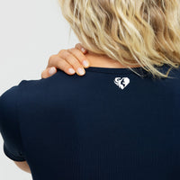 Essential Short Sleeve Unitard | Sapphire Blue