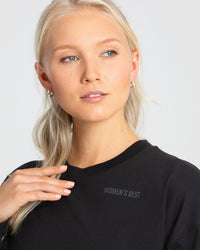 Comfort Oversized Long Sleeve T-Shirt | Black
