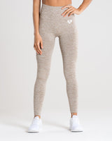 Move Seamless Leggings | Brown Grey Marl