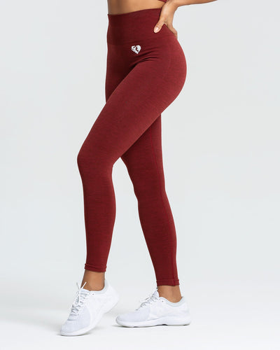 Move Seamless Leggings | Ruby Red Solid