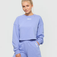 Comfort Cropped Crew Neck | Violet
