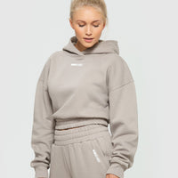 Comfort Cropped Hoodie | Buff
