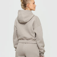 Comfort Cropped Hoodie | Buff