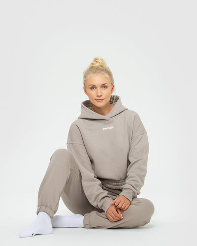 Comfort Cropped Hoodie | Buff