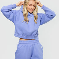 Comfort Cropped Hoodie | Violet