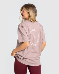 Comfort Oversized Short Sleeve T-Shirt | Taupe